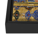 Antique Indian Miniature Painted Illustration Framed Canvas Print Gallery Image 3