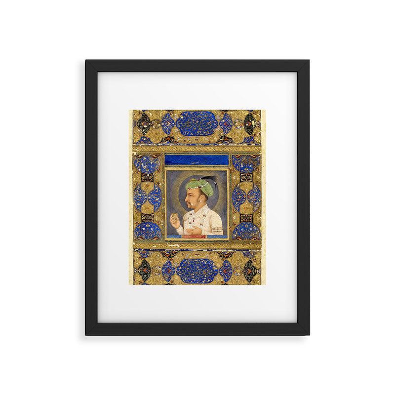 Antique Indian Miniature Painted Illustration Framed Art Print Gallery Image 5