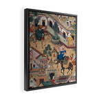 Antique Persian Art Framed Canvas Print Gallery Image 2
