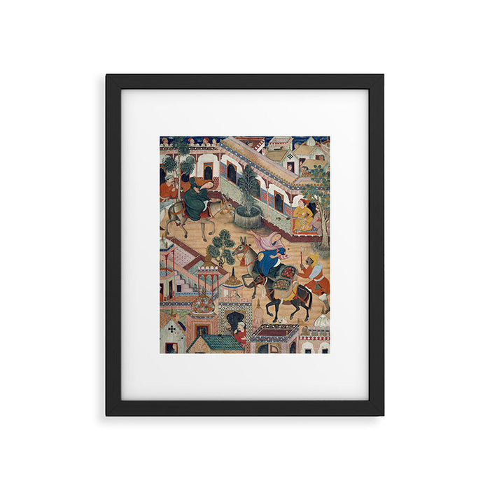 Antique Persian Art Framed Art Print Gallery Image 1