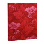 Antique Red Flower Pattern Canvas Print Gallery Image 6