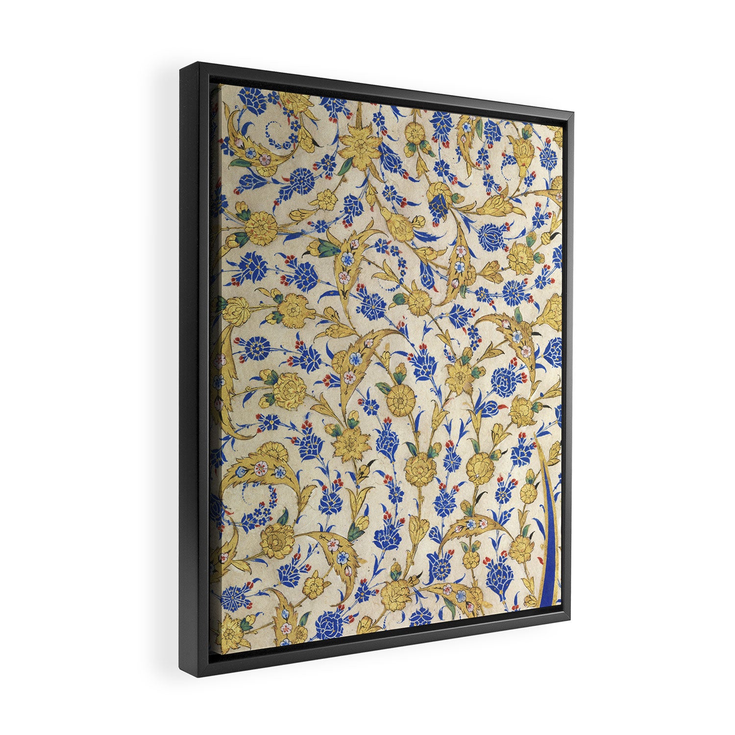 Antique Turkish Pattern Framed Canvas Print Gallery Image 2