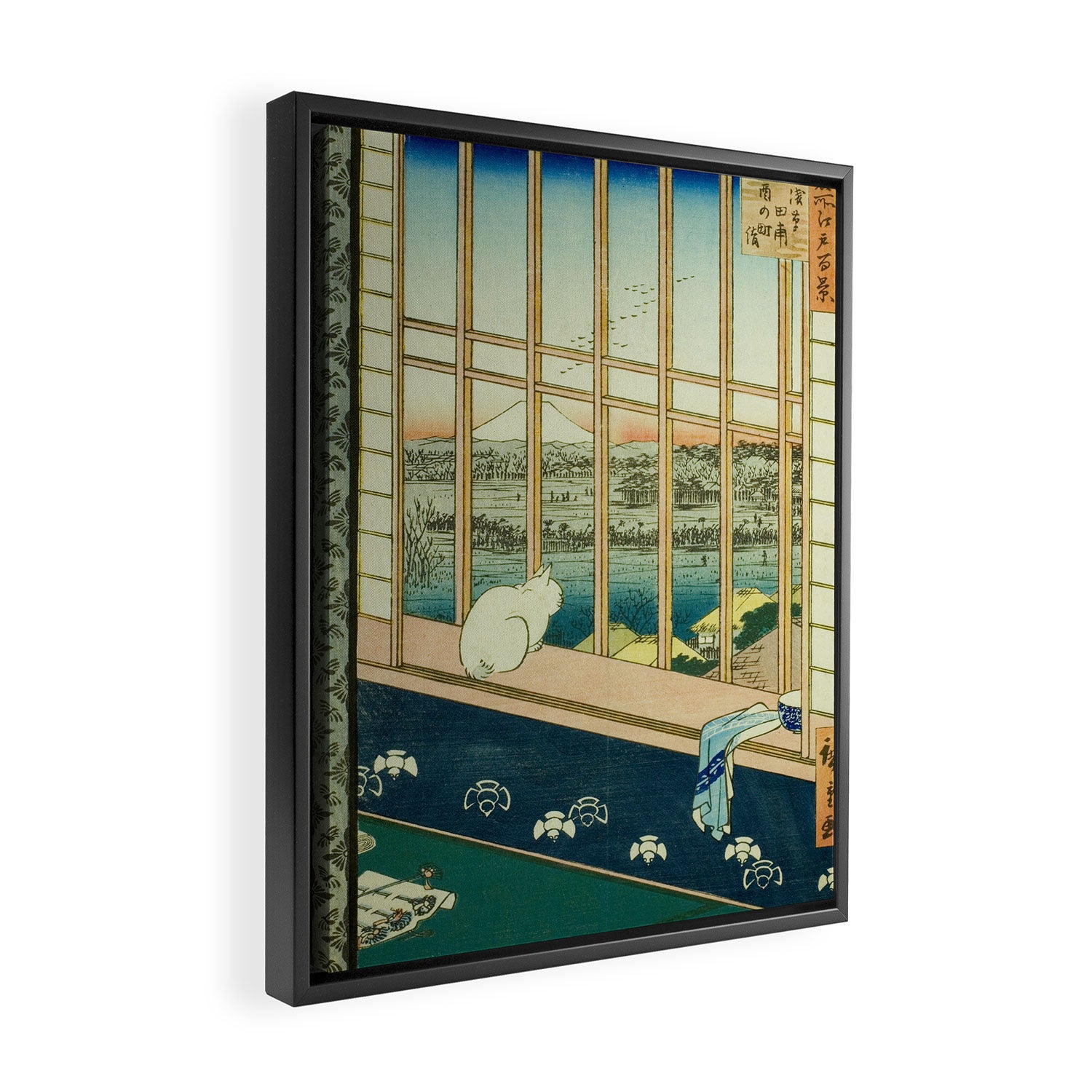 Asakusa Rice Fields and Torinomachi Festival ( Framed Canvas Print Gallery Image 2