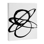 Astral Orbit White Background Canvas Print Gallery Image 6