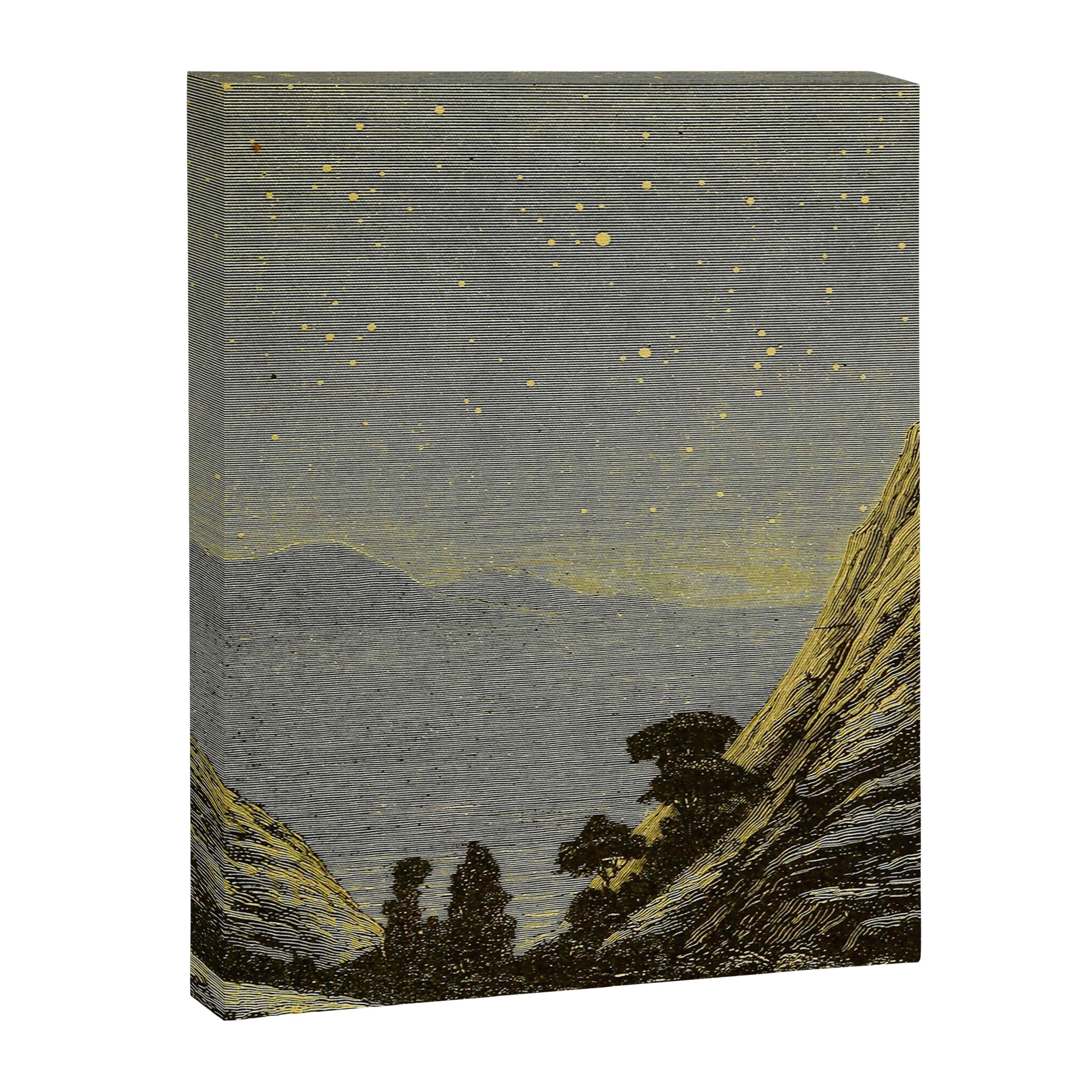 Astronomy for amateurs - 1904 Star Night Sky Landscape Canvas Print Gallery Image 6