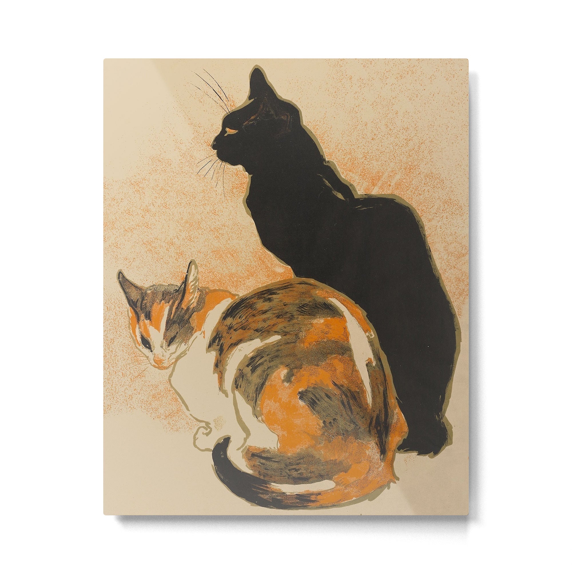 At the Bodiniere Théophile-Alexandre Steinlen 1894 Cat Ink Illustration Metal Print Gallery Image 4