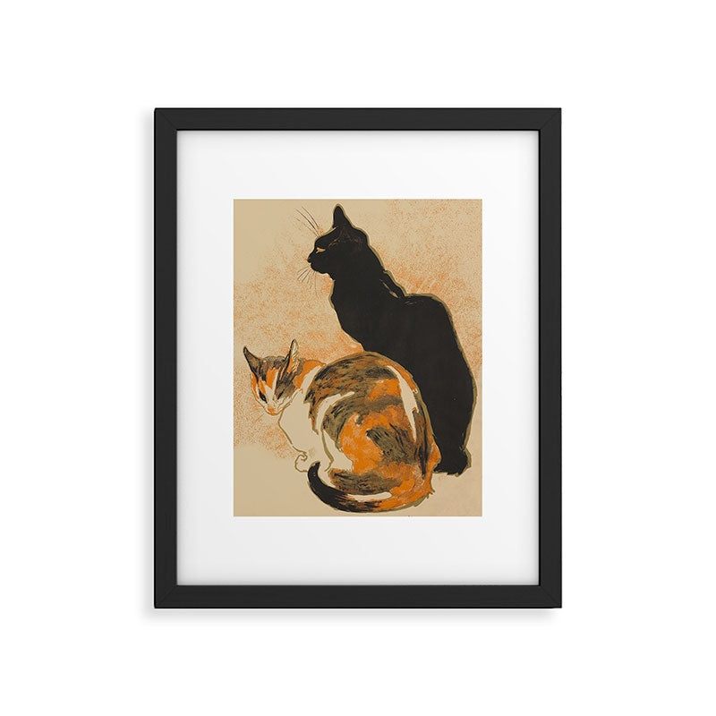 At the Bodiniere Théophile-Alexandre Steinlen 1894 Cat Ink Illustration Framed Art Print Gallery Image 5