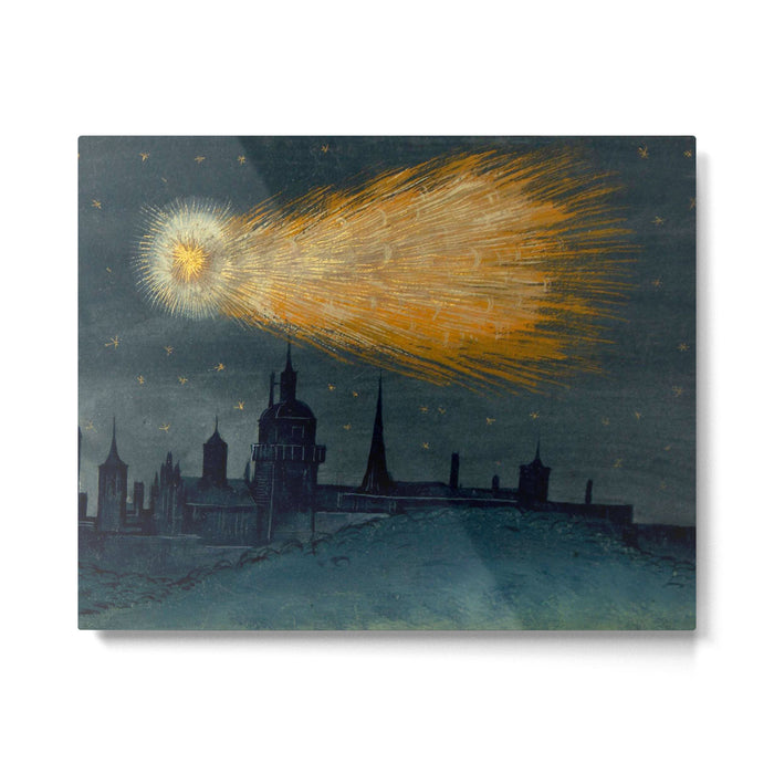 Augsburg miracle drawing book Book Of Miracles Comet Metal Print Gallery Image 1