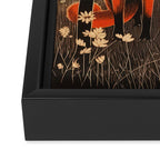 Autumn Forest Fox Pair Framed Canvas Print Gallery Image 3