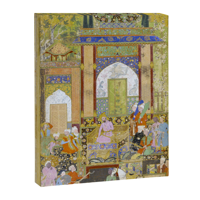  Babur receives a courtier Indian Mughal Art Canvas Print Gallery Image 1