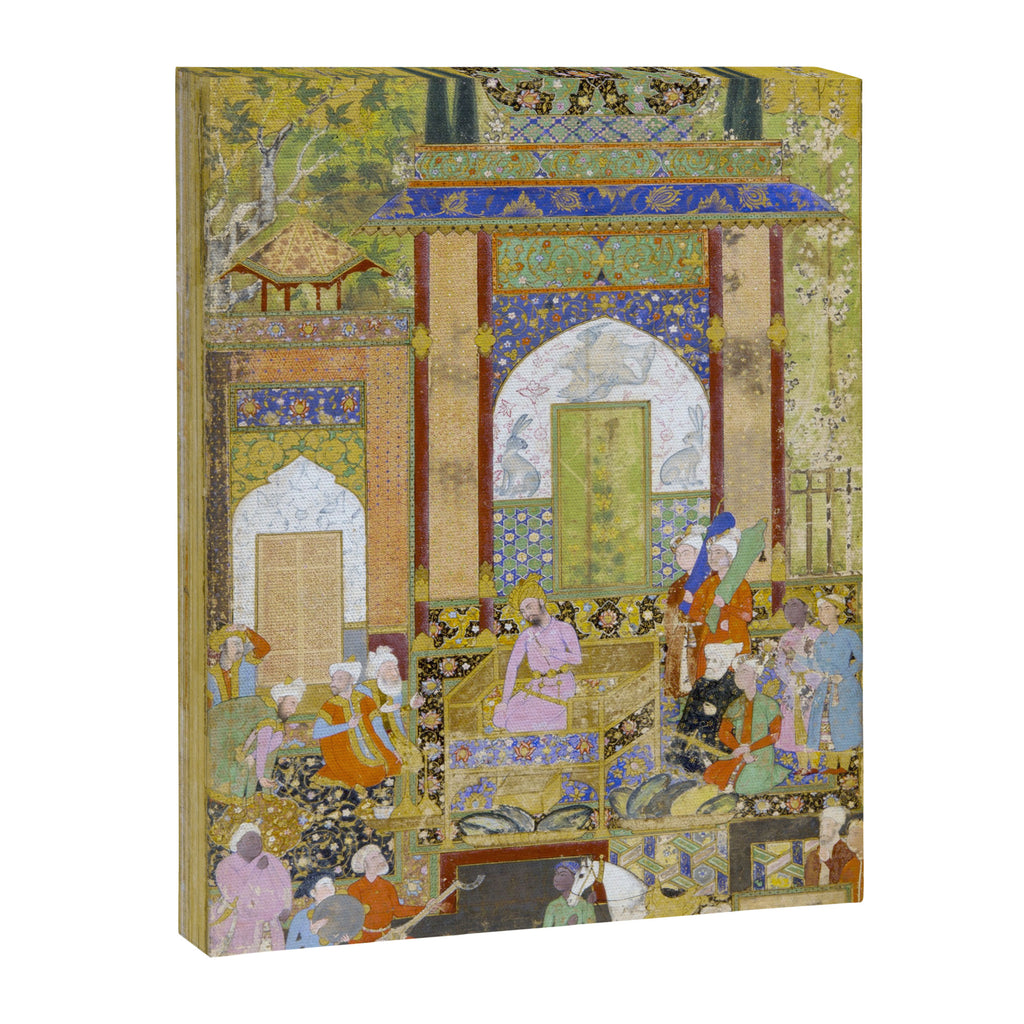  Babur receives a courtier Indian Mughal Art Canvas Print Gallery Image 6