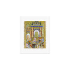  Babur receives a courtier Indian Mughal Art Art Print Gallery Image 1