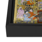  Babur receives a courtier Indian Mughal Art Framed Canvas Print Gallery Image 3