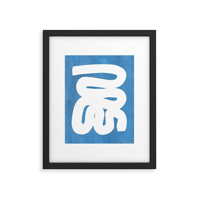 Baby Blue Wiggle Run Framed Art Print Gallery Image 5