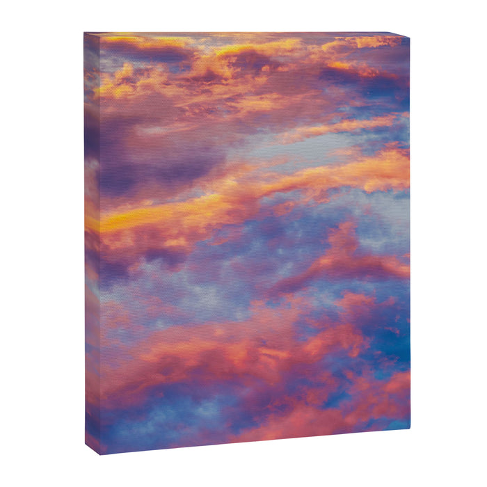 Beautiful Pink Orange Blue Purple Cotton Candy Clouds Fairytale Sky Canvas Print Gallery Image 1
