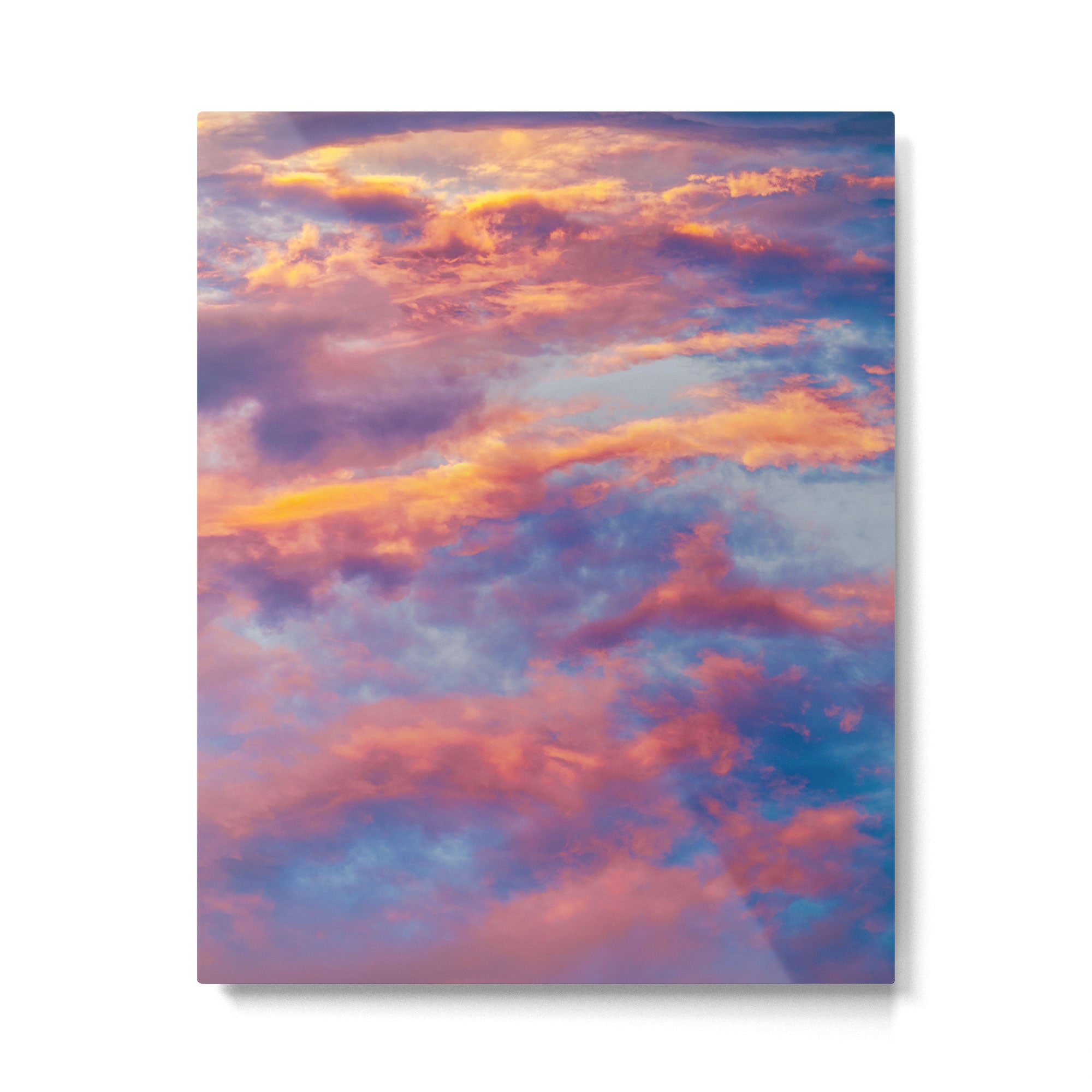 Beautiful Pink Orange Blue Purple Cotton Candy Clouds Fairytale Sky Metal Print Gallery Image 4