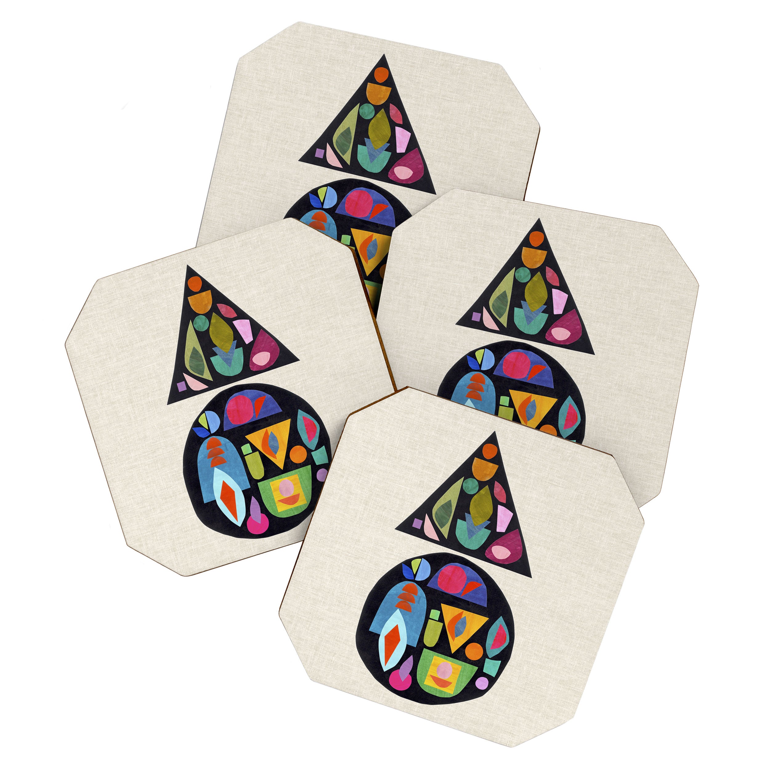 Bejeweled Compass Coaster Gallery Image 1