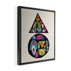 Bejeweled Compass Framed Canvas Print Gallery Image 2