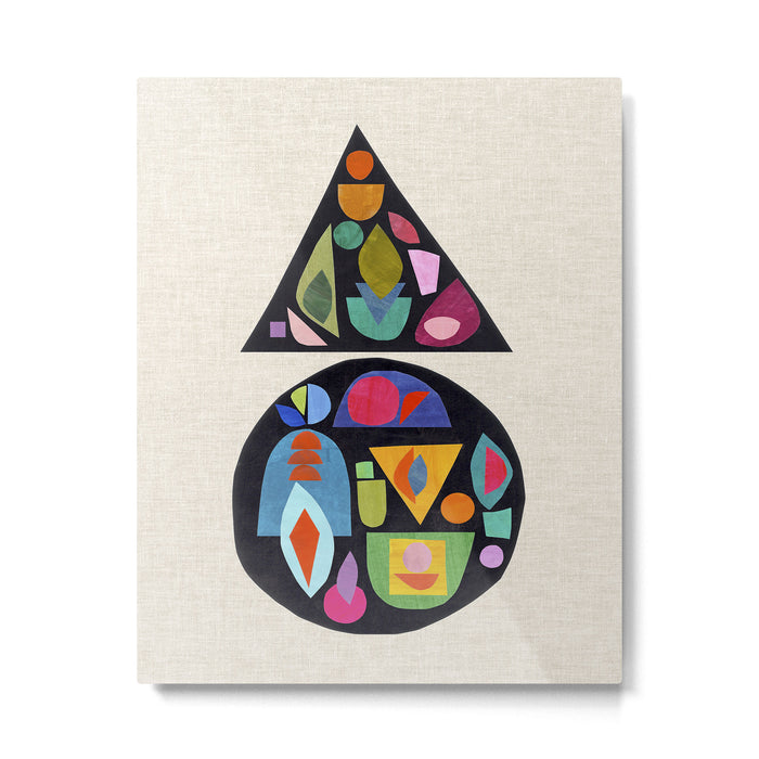 Bejeweled Compass Metal Print Gallery Image 1
