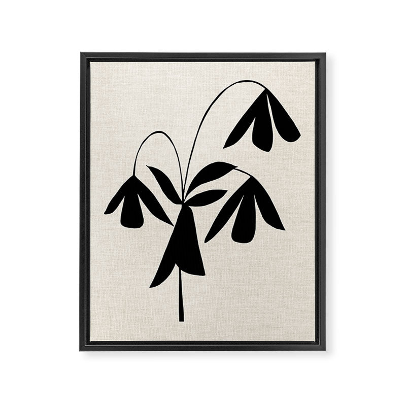 Bell Flower Framed Canvas Print Gallery Image 6