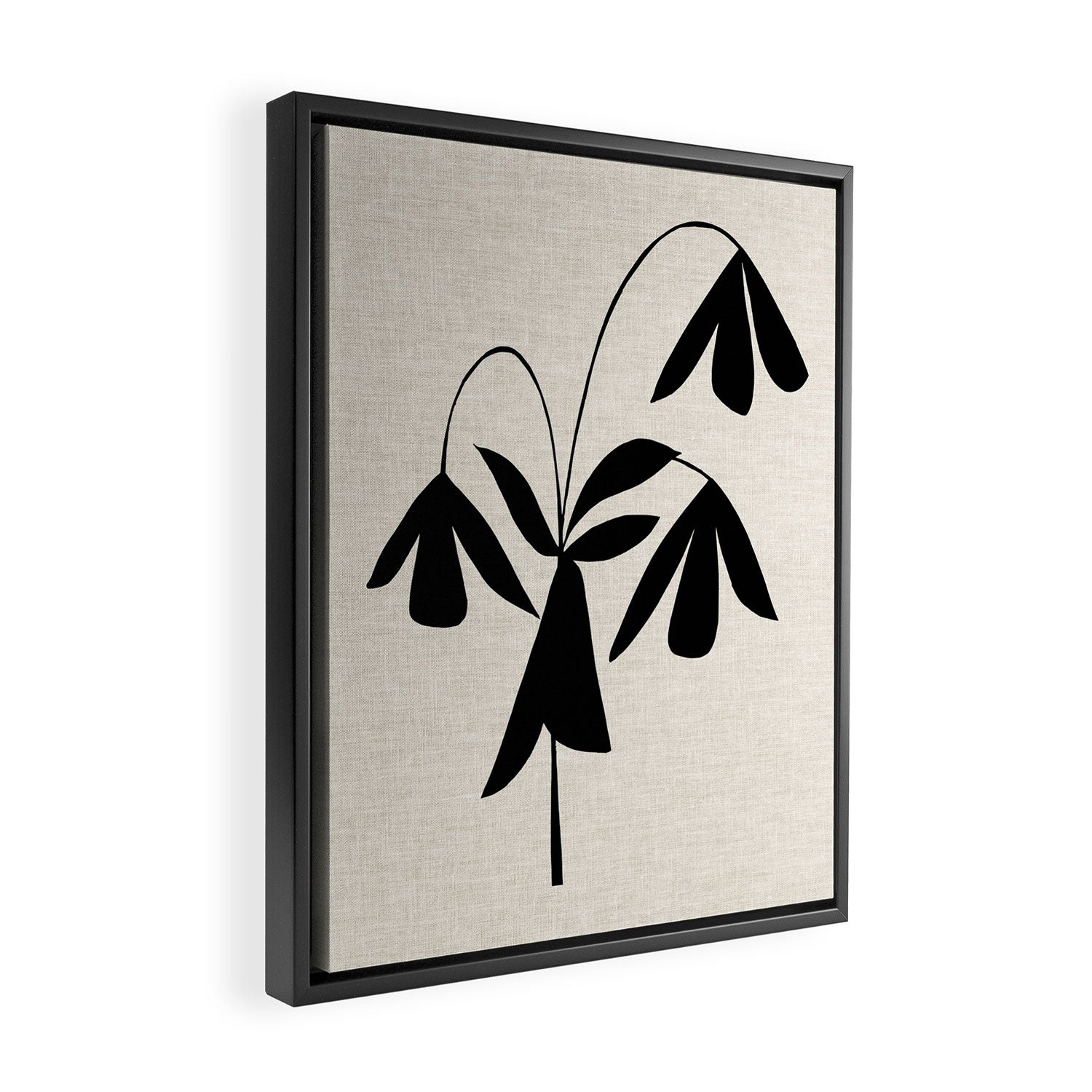 Bell Flower Framed Canvas Print Gallery Image 2