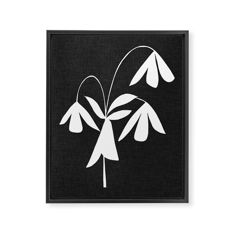 Bell Flower ii Framed Canvas Print Gallery Image 6