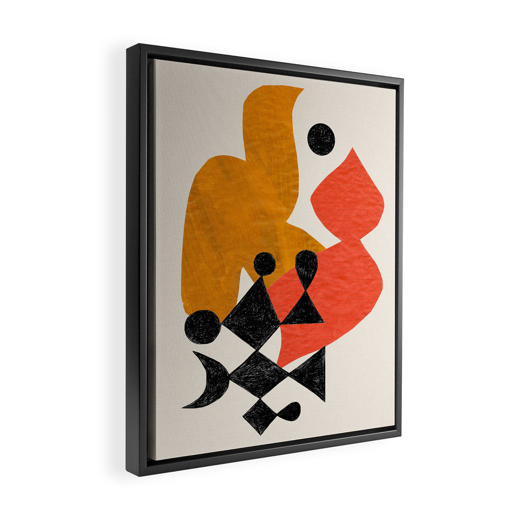 Birds of Yathrib Framed Canvas Print Gallery Image 2