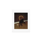 Black Cat on a Chair - Andrew L. von Wittkamp 1850-1875 Art Print Gallery Image 1