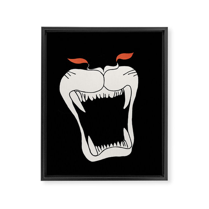 Black Panther Framed Canvas Print Gallery Image 1