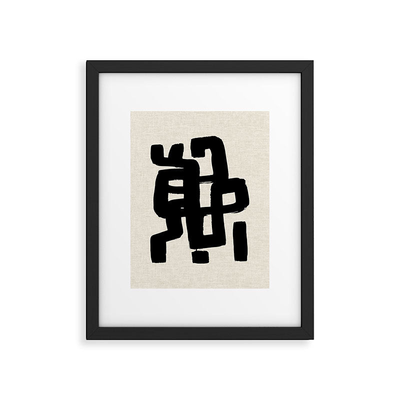 Black Signature Framed Art Print Gallery Image 5