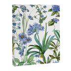 Blue Botanical Floral Canvas Print Gallery Image 6