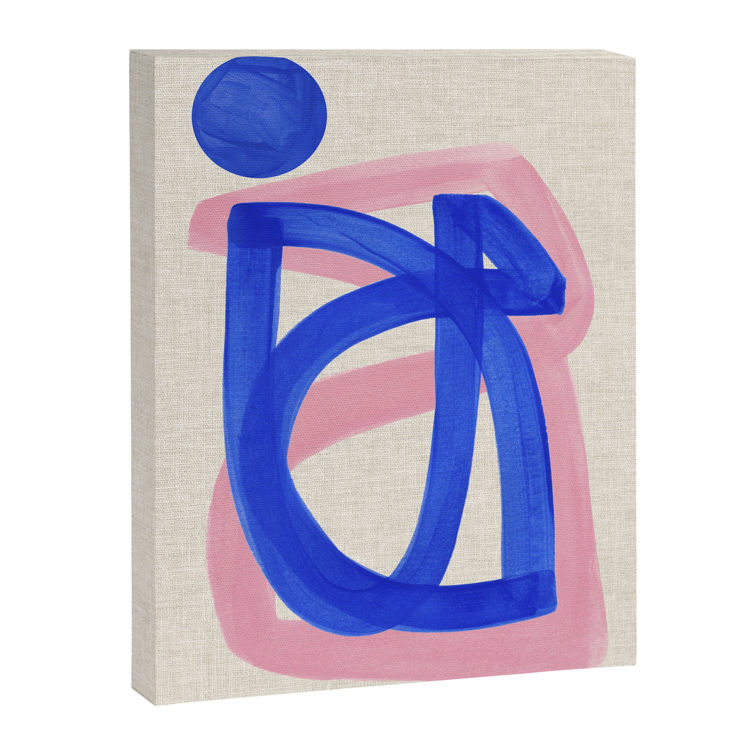 Blue Bow Canvas Print Gallery Image 6
