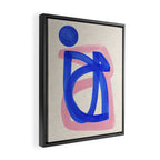 Blue Bow Framed Canvas Print Gallery Image 2