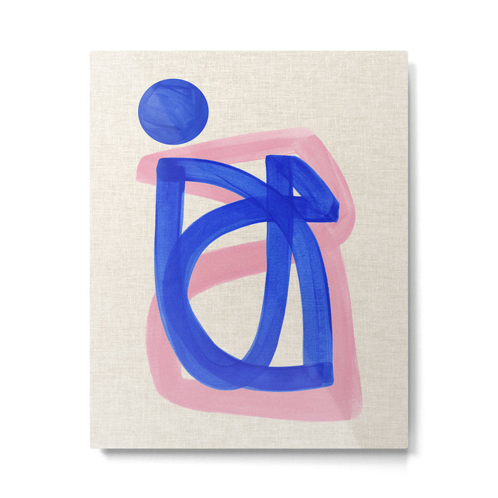 Blue Bow Metal Print Gallery Image 1
