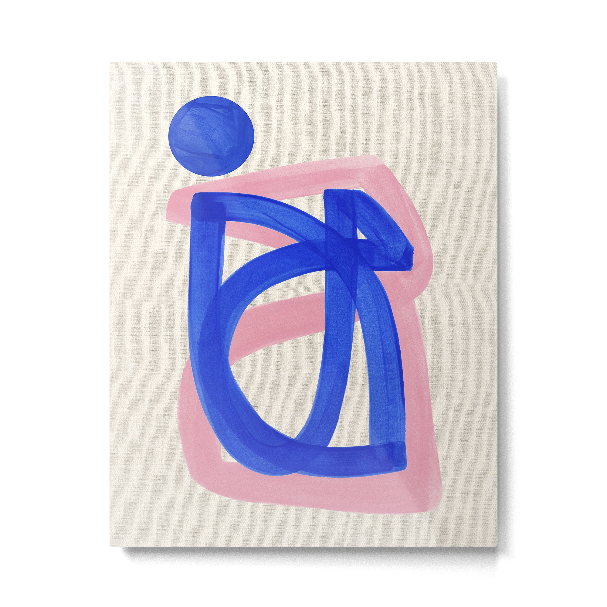 Blue Bow Metal Print Gallery Image 4