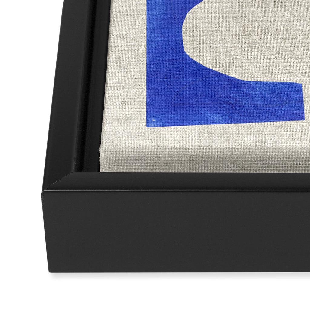 Blue Diamond Branch Framed Canvas Print Gallery Image 3