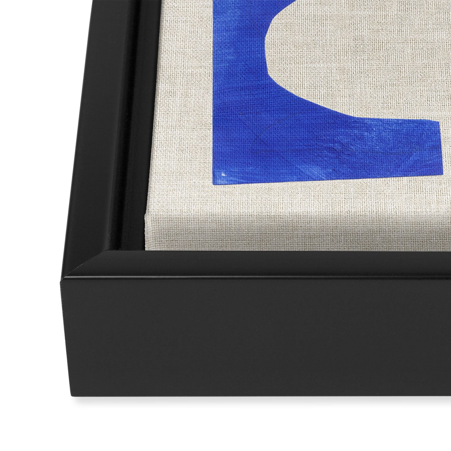 Blue Diamond Branch Framed Canvas Print Gallery Image 3