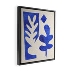 Blue Diamond Branch Framed Canvas Print Gallery Image 2