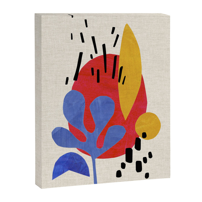 Blue Leaf Willow Canvas Print Gallery Image 1