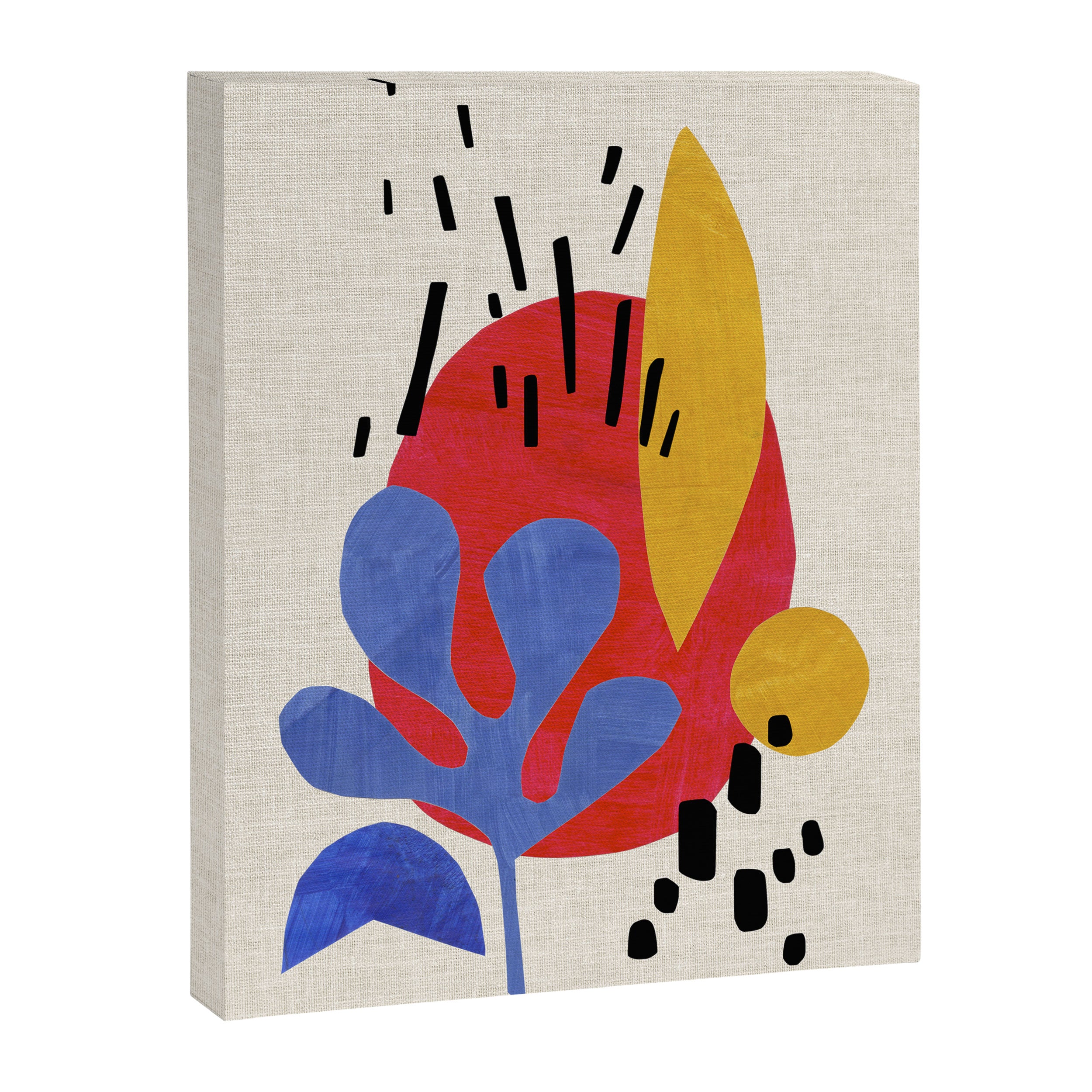 Blue Leaf Willow Canvas Print Gallery Image 6