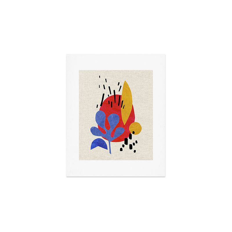 Blue Leaf Willow Art Print Gallery Image 1