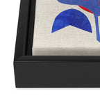 Blue Leaf Willow Framed Canvas Print Gallery Image 3