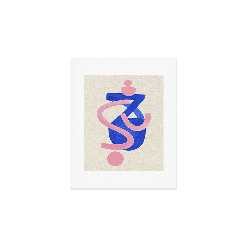 Blue Moon Bounce Art Print Gallery Image 1