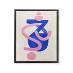 Blue Moon Bounce Framed Canvas Print Gallery Image 6