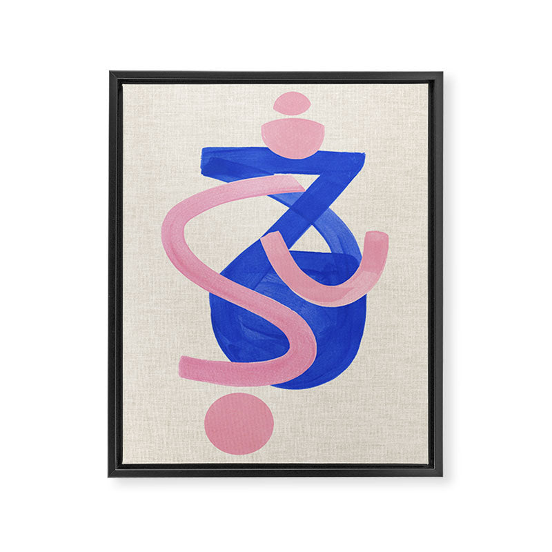 Blue Moon Bounce Framed Canvas Print Gallery Image 6