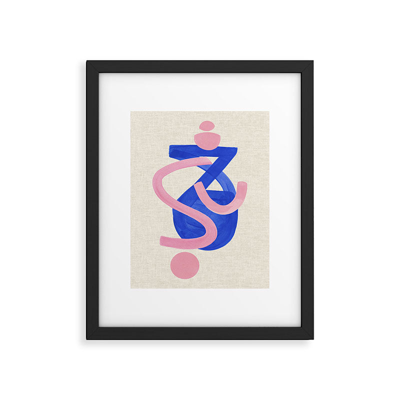 Blue Moon Bounce Framed Art Print Gallery Image 5