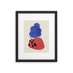 Blue Rain Clouds Framed Art Print Gallery Image 5