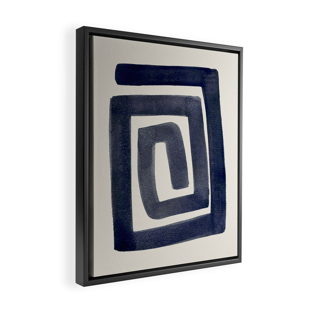 Blue Secret Framed Canvas Print Gallery Image 2