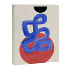 Blue Spiral Eclipse Canvas Print Gallery Image 6