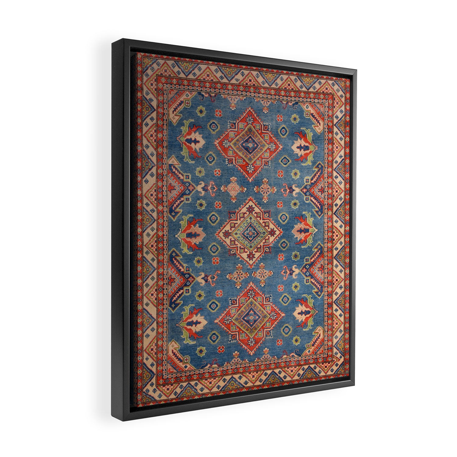 Blue Spring Tulips Framed Canvas Print Gallery Image 2
